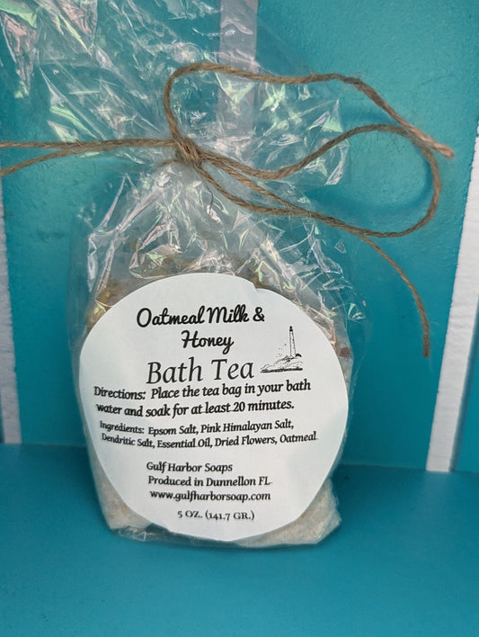 Oatmeal Milk and Honey Bath Tea
